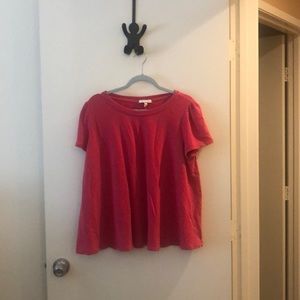 Anthropologie : Eri + Ali pink top